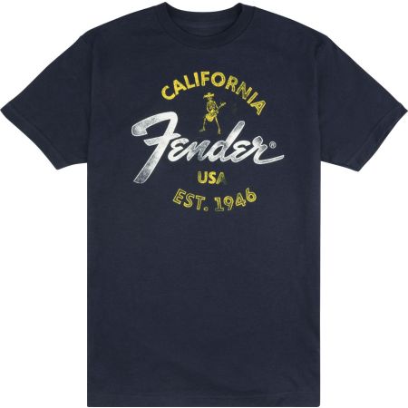 Fender Baja Blue T-Shirt - Blue - S