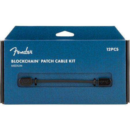 Fender Blockchain Patch Cable Kit - Black - Medium