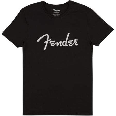Fender Spaghetti Logo Men's Tee - Black - Small