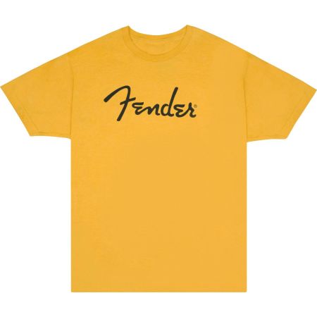 Fender Spaghetti Logo T-Shirt - Butterscotch - M