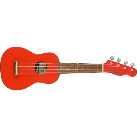 Fender FSR Venice Soprano Uke RW - Fiesta Red - Limited Edition