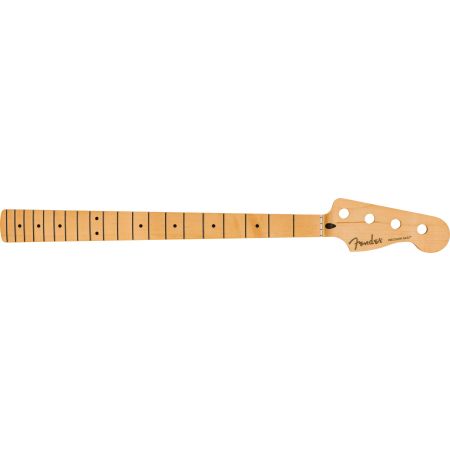 Fender Player Series Precision Bass Neck - 22 Medium Jumbo Frets - Maple - 9.5" - Modern "C"