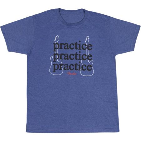 Fender Practice T-Shirt - Heather Blue XXL