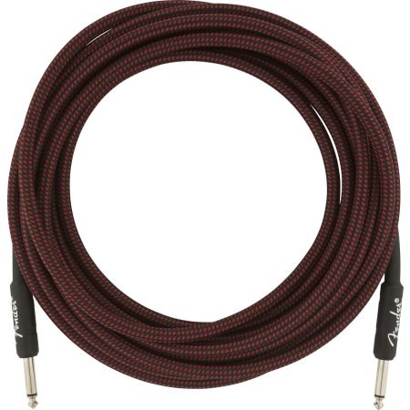 Fender Professional Series Instrument Cable - 18.6' - Red Tweed