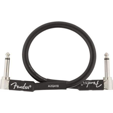 Fender Professional Series Instrument Cables - Angle/Angle - 1' - Black