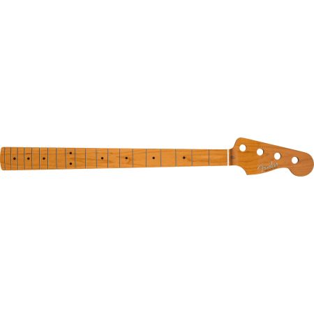 Fender Roasted Maple Vintera '50's Precision Bass Neck - 20 Vintage Frets - 7.25" - "C" Shape