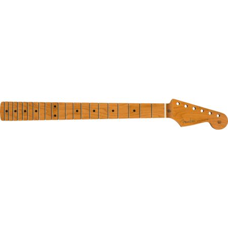 Fender Roasted Maple Vintera Mod 50's Stratocaster Neck - 21 Medium Jumbo Frets - 9.5" - "V" Shape