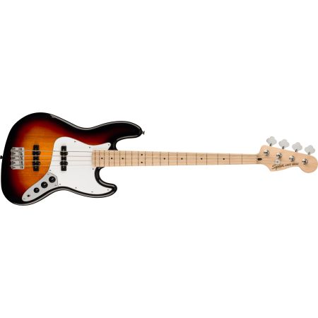 Fender Squier Affinity Series Jazz Bass MN - White Pickguard - 3-Color Sunburst
