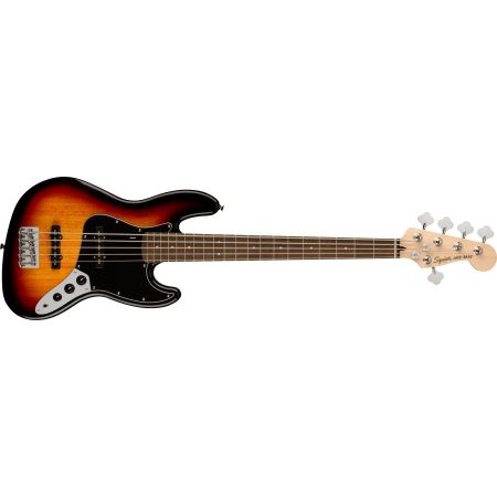 Fender Squier Affinity Series Jazz Bass V LRL - Black Pickguard - 3-Color Sunburst