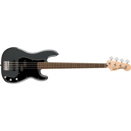 Fender Squier Affinity Series Precision Bass PJ LRL - Black Pickguard - Charcoal Frost Metallic