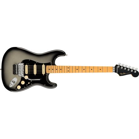 Fender American Ultra Luxe Stratocaster Floyd Rose HSS MN - Silverburst
