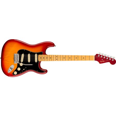 Fender American Ultra Luxe Stratocaster MN - Plasma Red Burst