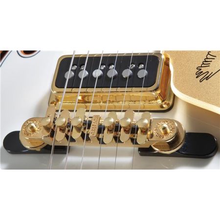 Gretsch Bridge Assembly - Synchro-Sonic - Gold with Base