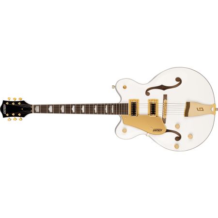 Gretsch G5422GLH Electromatic Classic Hollow Body Double-Cut with Gold Hardware - Left-Handed LRL - Snowcrest White