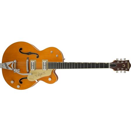 Gretsch G6120T-59 Vintage Select Edition '59 Chet Atkins Hollow Body with - TV Jones - Vintage Orange Stain Lacquer