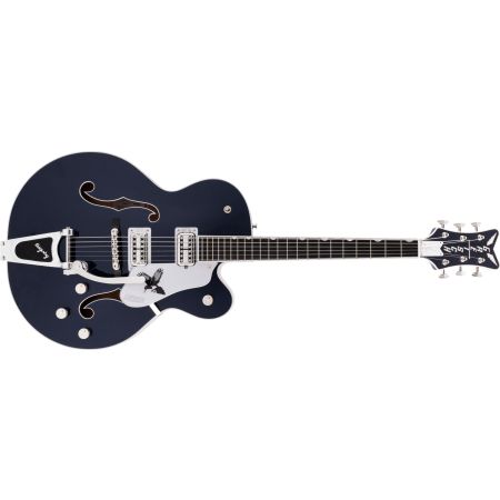 Gretsch G6136T-RR Rich Robinson Signature Magpie with EB - Raven's Breast Blue