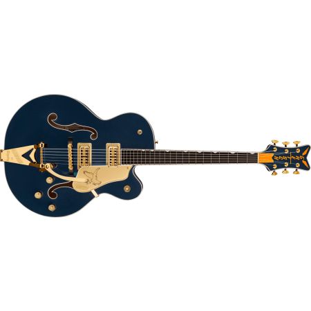 Gretsch G6136TG Players Edition Falcon Hollow Body with String-Thru and Gold Hardware EB - Midnight Sapphire