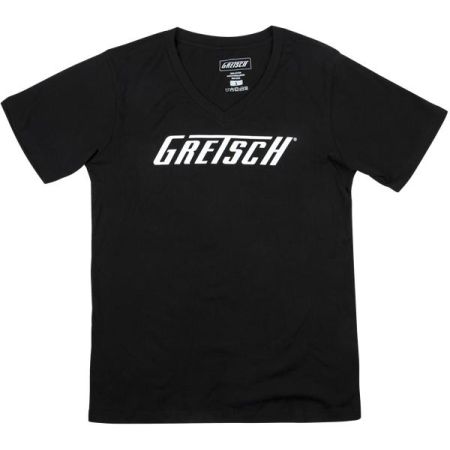 Gretsch Logo Ladies T-Shirt - Black - L