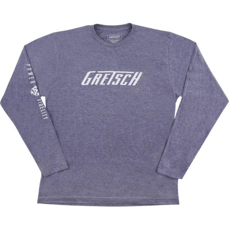 Gretsch Power and Fidelity Long Sleeve T-Shirt - Grey - M
