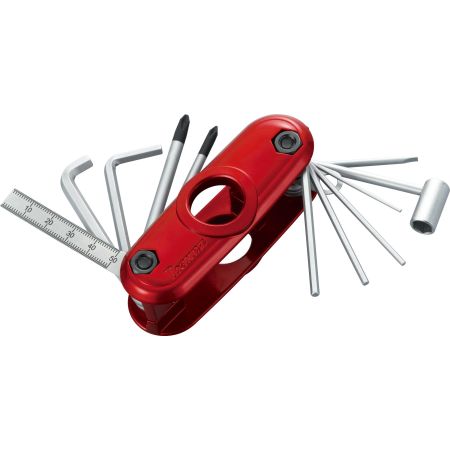 Ibanez MTZ11 Multitool Hex Wrench (11 Tools in 1) - Metallic Red