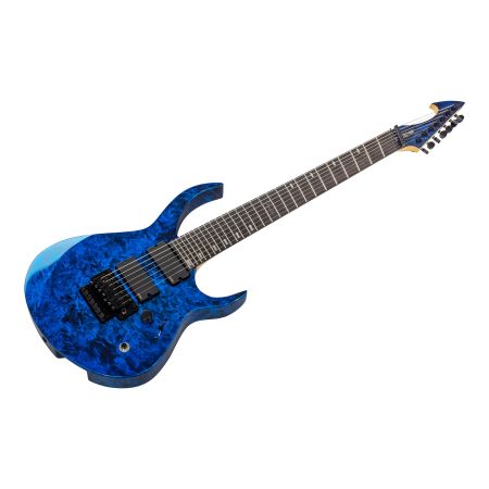 Ormsby RC-one GTR 7 Rusty Cooley Signature Multiscale BM - Blue Marblizer FR