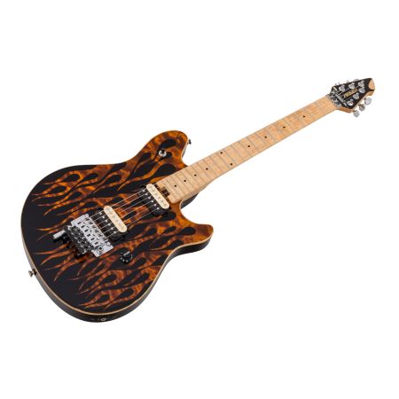 Peavey Wolfgang USA Custom Shop Special FR - Amber Flames on Quilted Maple & Birdseye