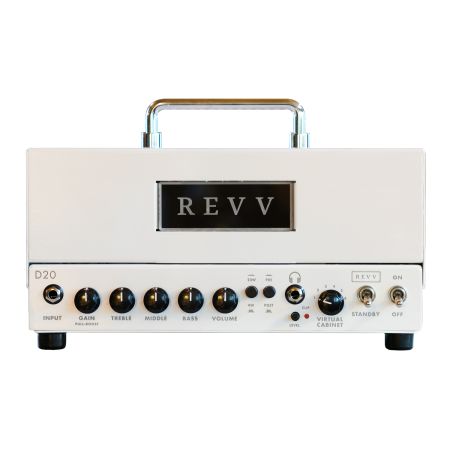 Revv D20 White Amp Head