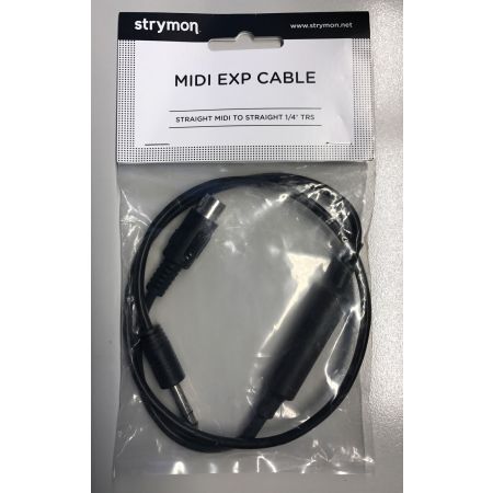 Strymon MIDI EXP Cable Straight MIDI - Straight 1/4" TRS